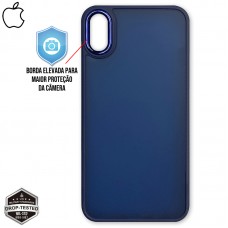 Capa iPhone XS Max - Clear Case Fosca Navy Blue